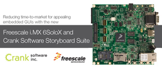 Freescale i.MX 6SoloX und Crank Software Storyboard Suite